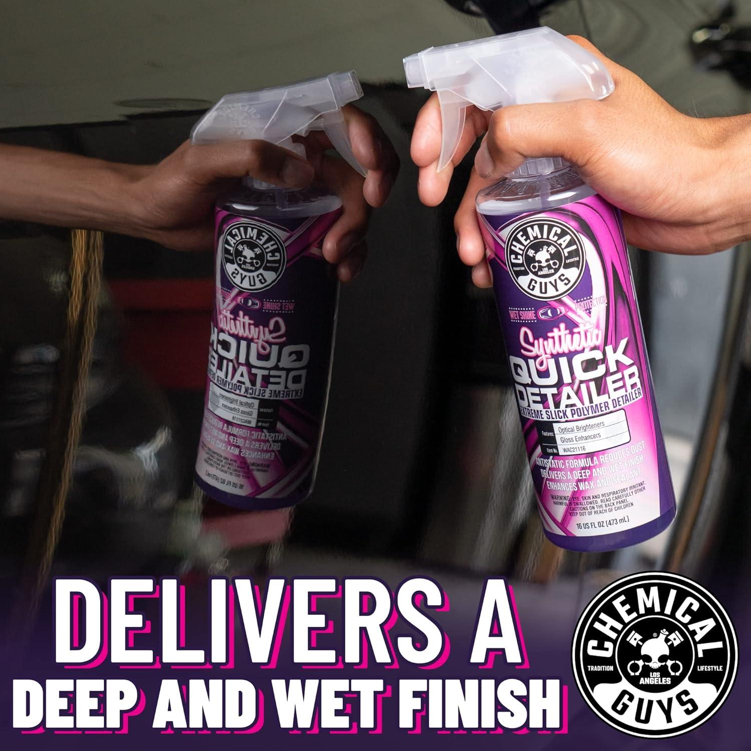 imageChemical Guys WAC211 Synthetic Quick Detailer Extreme Slick Polymer Detailer Safe for Cars Trucks SUVs Motorcycles RVs ampamp More 128 fl oz 1 Gallon128 Fl Oz Pack of 1