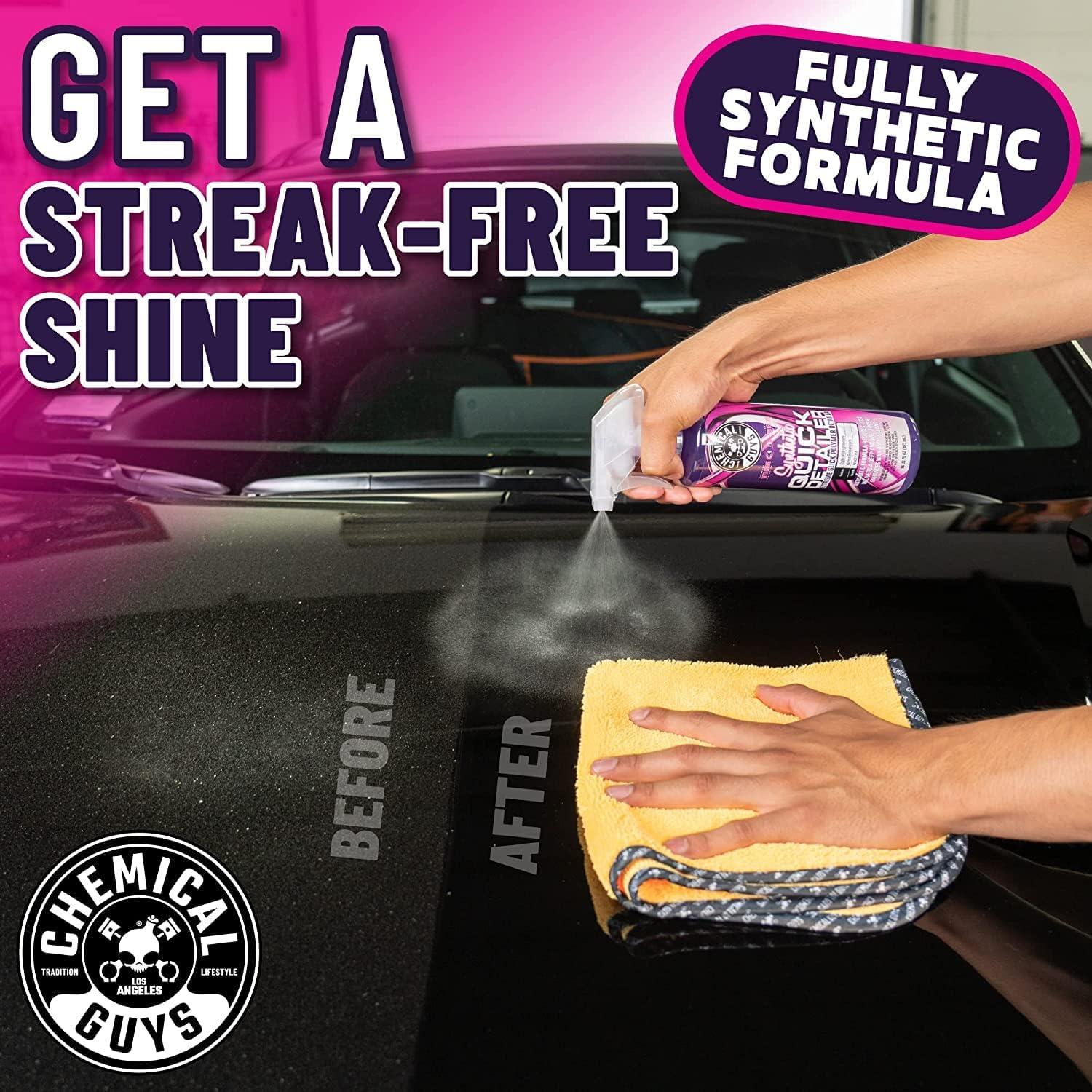 imageChemical Guys WAC211 Synthetic Quick Detailer Extreme Slick Polymer Detailer Safe for Cars Trucks SUVs Motorcycles RVs ampamp More 128 fl oz 1 Gallon16 Fl Oz Pack of 2