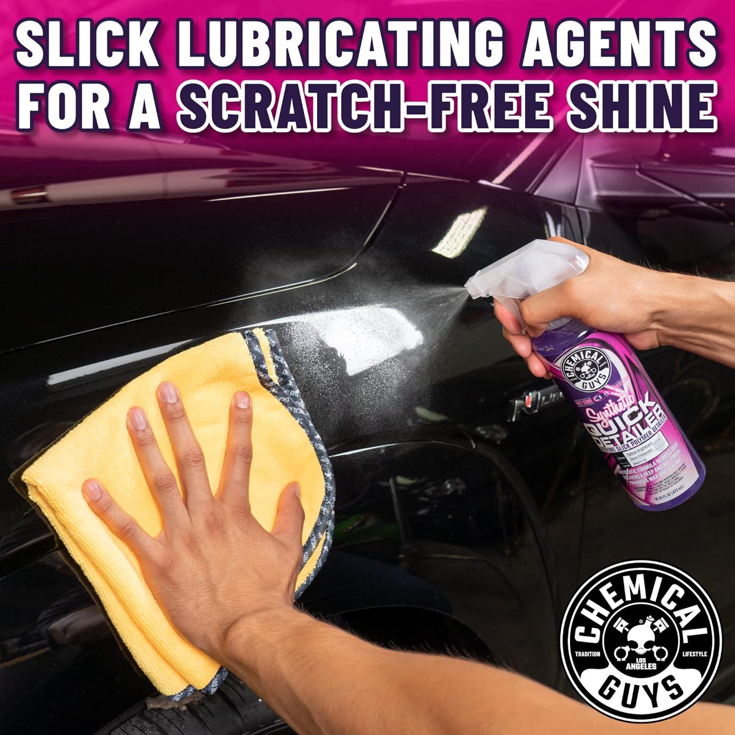 imageChemical Guys WAC211 Synthetic Quick Detailer Extreme Slick Polymer Detailer Safe for Cars Trucks SUVs Motorcycles RVs ampamp More 128 fl oz 1 GallonQuick Detailer