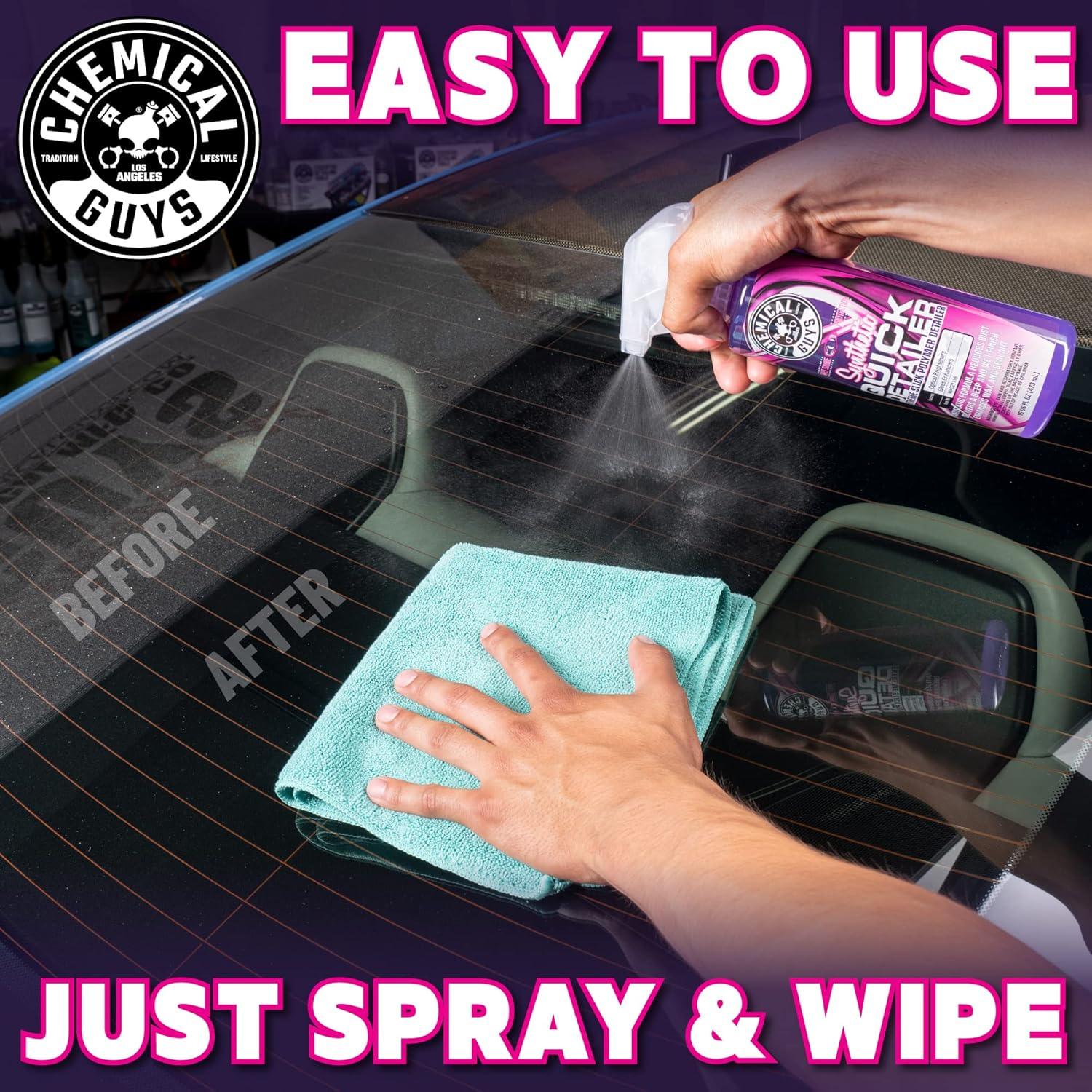 imageChemical Guys WAC211 Synthetic Quick Detailer Extreme Slick Polymer Detailer Safe for Cars Trucks SUVs Motorcycles RVs ampamp More 128 fl oz 1 GallonQuick Detailer