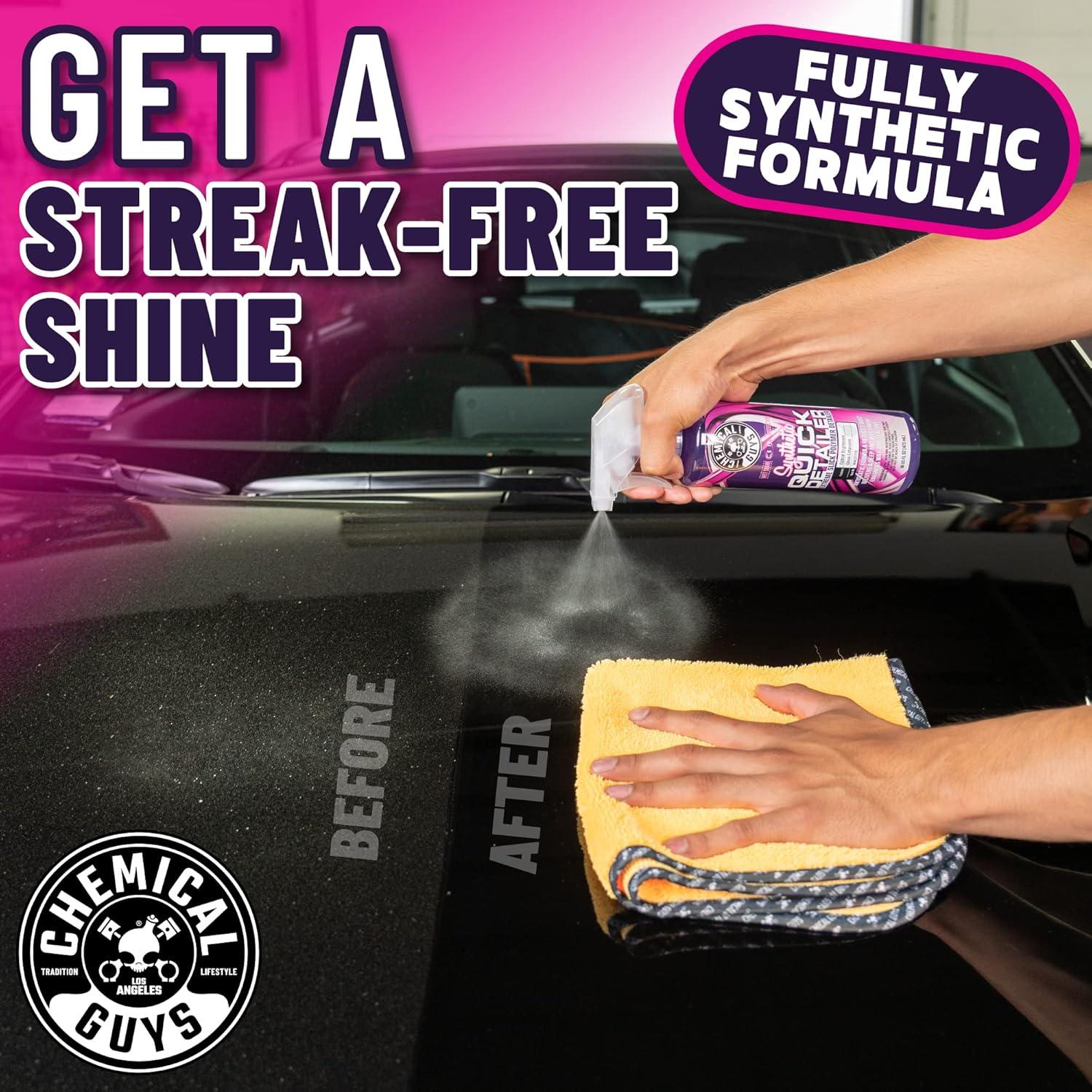 imageChemical Guys WAC211 Synthetic Quick Detailer Extreme Slick Polymer Detailer Safe for Cars Trucks SUVs Motorcycles RVs ampamp More 128 fl oz 1 GallonQuick Detailer