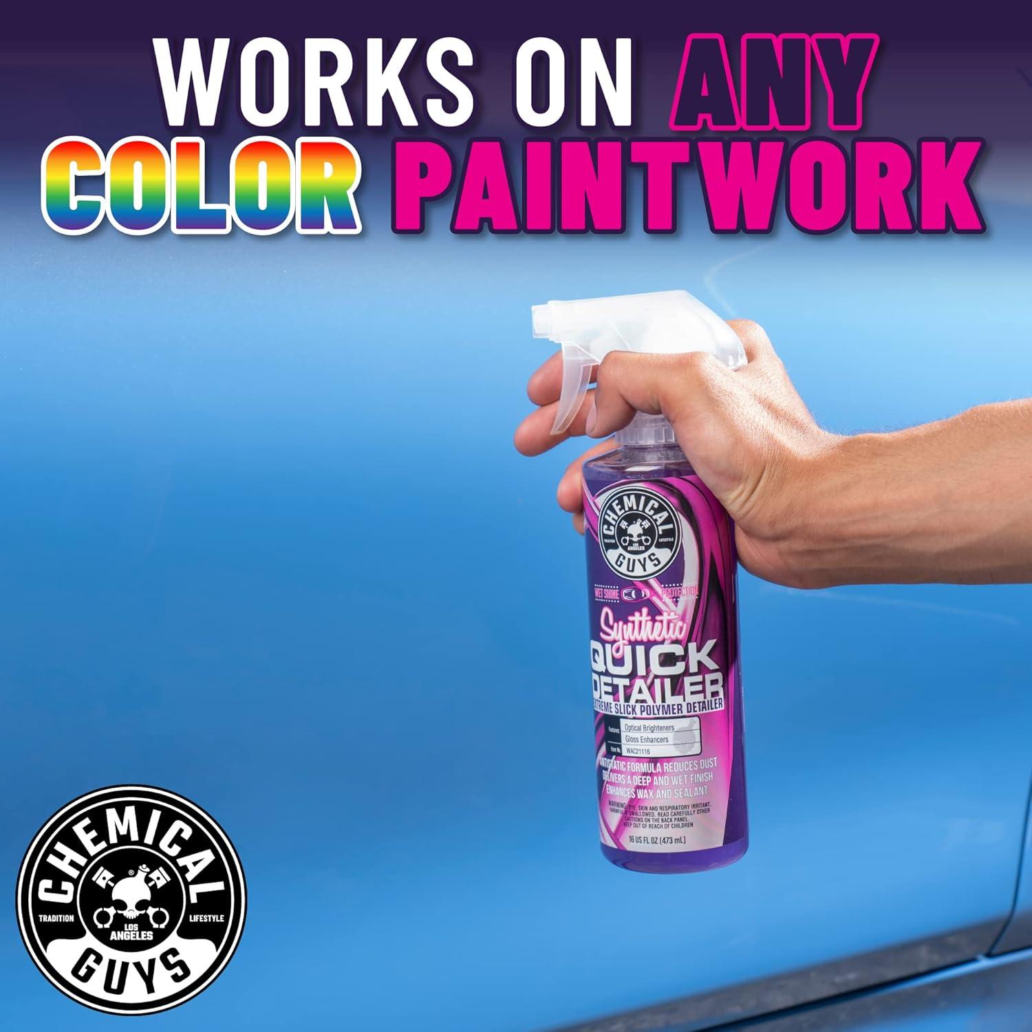 imageChemical Guys WAC211 Synthetic Quick Detailer Extreme Slick Polymer Detailer Safe for Cars Trucks SUVs Motorcycles RVs ampamp More 128 fl oz 1 GallonQuick Detailer