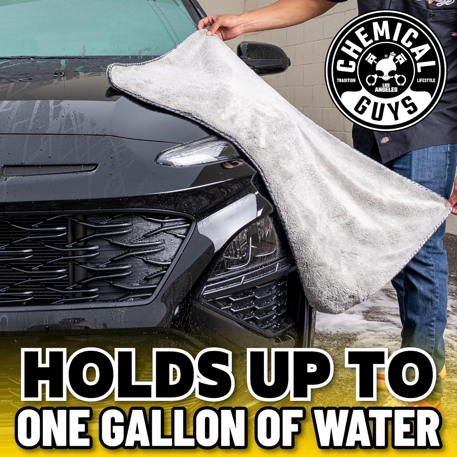 imageChemical Guys Woolly Mammoth Large Super Absorbent and Soft Microfiber Towels for Cars Gray 35 x 25 inchesGray