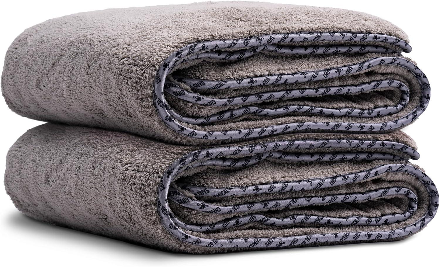 imageChemical Guys Woolly Mammoth Large Super Absorbent and Soft Microfiber Towels for Cars Gray 35 x 25 inchesGray
