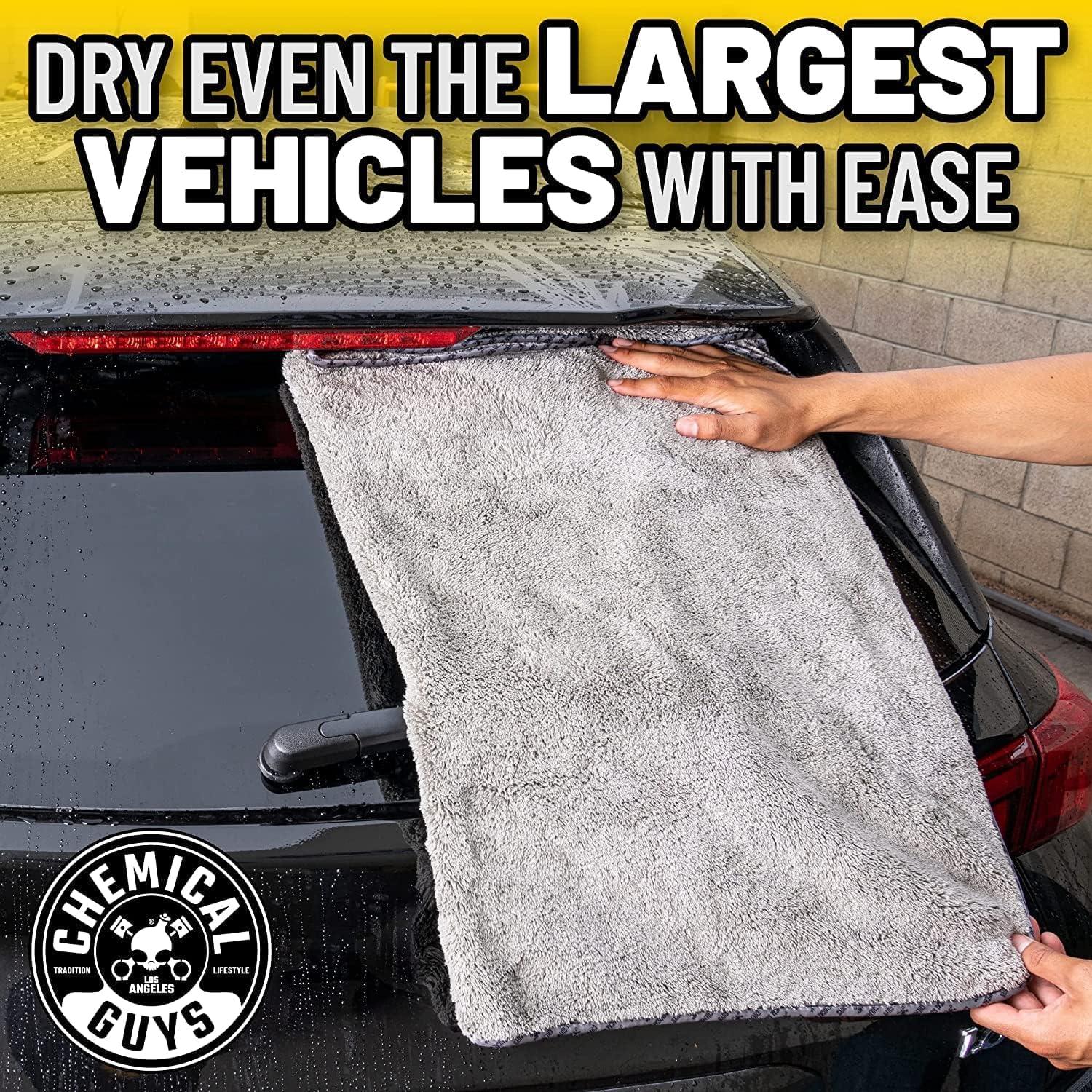 imageChemical Guys Woolly Mammoth Large Super Absorbent and Soft Microfiber Towels for Cars Gray 35 x 25 inchesGray