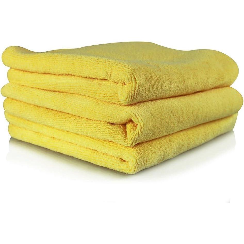 imageChemical Guys MIC10203 Microfiber Towel 16quot x 16quot Blue Pack of 3Yellow