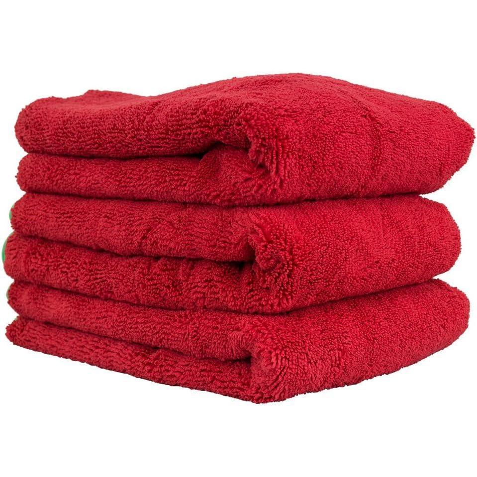 imageChemical Guys MIC99703 Red 24quot x 16quot Fluffer Miracle Supra Mircofiber Towel  1 Pack