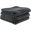 imageChemical Guys MIC35203 Workhorse Professional Grade Microfiber Towel Gray Safe for Car Wash Home Cleaning ampamp Pet Drying Cloths 16quot x 16quot Pack of 3Black