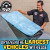imageChemical Guys Woolly Mammoth Large Super Absorbent and Soft Microfiber Towels for Cars Gray 35 x 25 inchesBlue