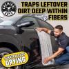 imageChemical Guys Woolly Mammoth Large Super Absorbent and Soft Microfiber Towels for Cars Gray 35 x 25 inchesGray