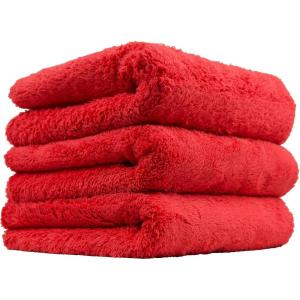 imageChemical Guys MIC35003 Happy Ending Edgeless Microfiber Towel Blue 16 in x 16 in Pack of 3Red