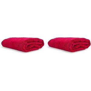 imageChemical Guys MIC723 Microfiber Towel Red 25quot x 36quotquot25 x 36 Pack of 2