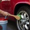 imageChemical Guys AccG01 20quot Long Handle BodyWheel Brush with FlaggedTip Bristles Angled Head 1 PackLong Handle