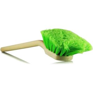 imageChemical Guys AccG01 20quot Long Handle BodyWheel Brush with FlaggedTip Bristles Angled Head 1 PackLong Handle