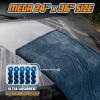 imageChemical Guys Megalodon Large Super Absorbent and Soft Microfiber Towels for Cars Trucks SUVs ampamp More Dark Blue 24 in x 36 in