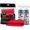 imageChemical Guys Streak Free Glass ampamp Window Cleaner Ammonia Free ampamp Safe on Tinted Windows 2 Pack 16 fl oz  Waffle Weave Glass ampamp Window Microfiber Towel Red  24quotx16quot