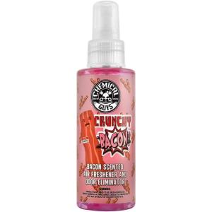 imageChemical Guys AIR24204 Crunchy Bacon Scent Premium Air Freshener ampamp Odor Eliminator Great for Cars Trucks SUVs RVs Home Office Dorm Room ampamp More 4 fl oz