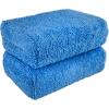 imageChemical Guys MIC29208 Premium Grade Microfiber Applicators Blue Pack of 8Workhorse Light Blue