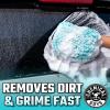 imageChemical Guys MIC513 Big Noodle Chenille Microfiber Scratch Free Supersized Car Wash Mitt for Cars Trucks SUVs RVs ampamp More Turquoise 11quot x 12quot
