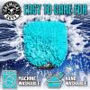 imageChemical Guys MIC513 Big Noodle Chenille Microfiber Scratch Free Supersized Car Wash Mitt for Cars Trucks SUVs RVs ampamp More Turquoise 11quot x 12quot