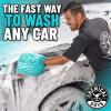imageChemical Guys MIC513 Big Noodle Chenille Microfiber Scratch Free Supersized Car Wash Mitt for Cars Trucks SUVs RVs ampamp More Turquoise 11quot x 12quot