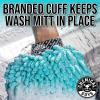 imageChemical Guys MIC513 Big Noodle Chenille Microfiber Scratch Free Supersized Car Wash Mitt for Cars Trucks SUVs RVs ampamp More Turquoise 11quot x 12quot