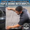 imageChemical Guys Waffle Weave for Home ampamp Auto Glass Windows Mirrors ampamp More Gray 25 in x 36 in 2Pack