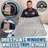 imageChemical Guys Waffle Weave for Home ampamp Auto Glass Windows Mirrors ampamp More Lavender 25 in x 36 in 3PackGray