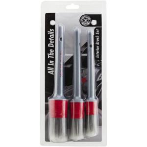imageChemical Guys ACC600 All In The Details Interior Detailing Brush Set Great for Cars Trucks SUVs RVs ampamp MoreInterior Brushes