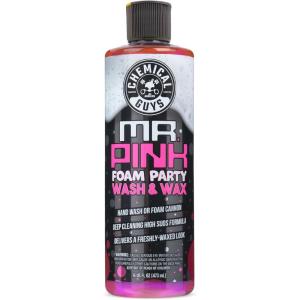 imageChemical Guys CWS22116 Mr Pink Foam Party Wash ampamp Wax Works with Foam Cannons Foam Guns or Bucket Washes Safe for Cars Trucks SUVS Motorcycles RVs ampamp More 16 fl oz Tangerine Scent