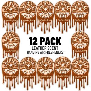 imageChemical Guys Hanging Air Freshener Fresh Cherry Scent 12 Pack Great for Cars Trucks SUVs RVs Home Garage Workspace Dorm Room ampamp More 4 x 3 Packs  AIR40604Leather