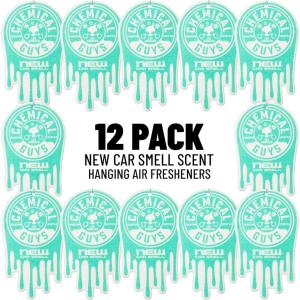 imageChemical Guys Hanging Air Freshener Fresh Cherry Scent 12 Pack Great for Cars Trucks SUVs RVs Home Garage Workspace Dorm Room ampamp More 4 x 3 Packs  AIR40604New Car