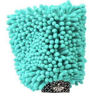 imageChemical Guys MIC513 Big Noodle Chenille Microfiber Scratch Free Supersized Car Wash Mitt for Cars Trucks SUVs RVs ampamp More Turquoise 11quot x 12quot