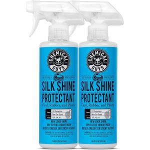 imageChemical Guys TVD1091602 Silk Shine Sprayable DrytoTheTouch Dressing and Protectant for Tires Trim Vinyl Plastic and More Safe for Cars Trucks Motorcycles RVs ampamp More 16 fl oz 2 Pack16 Fl Oz Pack of 2
