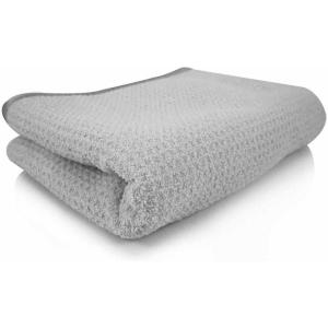 imageChemical Guys Waffle Weave for Home ampamp Auto Glass Windows Mirrors ampamp More Lavender 25 in x 36 in 3PackGray
