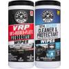 imageChemical Guys VRP ampamp Total Interior Cleaner ampamp Protectant Wipes 60 Ct  Use During Your Regular Car Wash ampamp Detail on Leather Rubber Vinyl Plastic ampamp More in Your Cars Trucks SUVs RVs