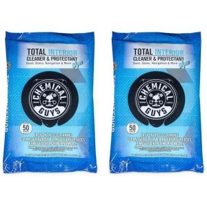 imageChemical Guys PMWSPI22050 Total Interior Cleaner ampamp Protectant Wipes Mega 100 Pack Safe for Cars Trucks SUVs Jeeps Motorcycles RVs ampamp More 50 Ct100 Count