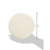 imageChemical Guys BUFX104HEX4 BUFX104HEX4 HexLogic LightMedium Polishing Pad White 45 Inch Pad made for 4 Inch backing platesMedium Cutting