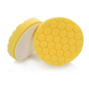 imageChemical Guys BUFX104HEX4 BUFX104HEX4 HexLogic LightMedium Polishing Pad White 45 Inch Pad made for 4 Inch backing platesHeavy Cutting