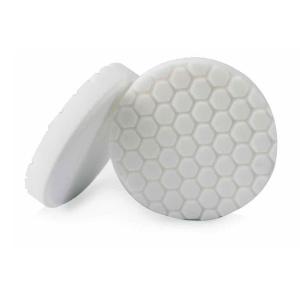 imageChemical Guys BUFX104HEX4 BUFX104HEX4 HexLogic LightMedium Polishing Pad White 45 Inch Pad made for 4 Inch backing platesMedium Cutting