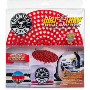 imageChemical Guys DIRTTRAP03 Cyclone Dirt Trap Car Wash Bucket Insert Car Wash Filter Removes Dirt and Debris While You Wash Blue 12quot Diameter Great For Washing Cars Trucks SUVs RVs ampamp MoreRed