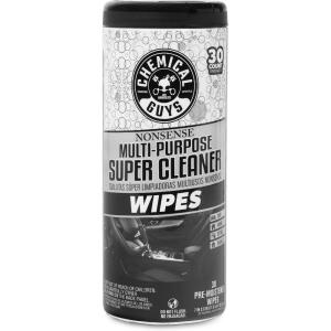 imageChemical Guys Nonsense All Purpose Cleaner Wipes  30 Count Canister For Car Interior And Exterior  Safe On Vinyl Rubber Plastic Leather Carpet Upholstery And More  ResidueFree Cleaning Power