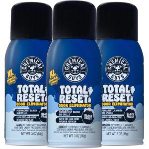 imageChemical Guys Odor Eliminating Fogger 3 Pack  Black Frost Scent 3 Oz Each  SetandForget System to Remove Smoke Pet Gym and Food Odors in Cars Trucks SUVs