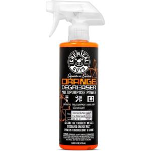 imageChemical Guys Signature Series Orange Degreaser  Heavy Duty All Purpose Cleaner for Engines Tires Undercarriages Tools and More  Professional Strength Breaks Down Grease Oil and Grime 16 oz1 Count Pack of 1