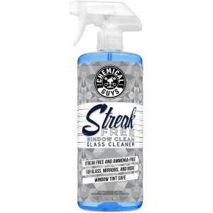 imageChemical Guys Streak Free Window Cleaner  AmmoniaFree Glass Cleaner for Crystal Clear Clarity Safe on Tint Mirrors Touchscreens Windshields and Chrome 32 fl oz