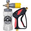 imageChemical Guys EQP402 Snubby Pressure Washer Gun Foam Cannon Attachment  EQP324 Big Mouth Max Release Foam Cannon for Car Truck Home ampamp Boat Connects to Pressure WasherSNUBBY  EQP324
