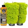 imageChemical Guys CWS10416 Concentrated Bug and Tar Remover Car Wash Soap 16 fl Oz  Chenille Premium ScratchFree Microfiber Wash Mitt Lime Green 2 Pack 3 Items